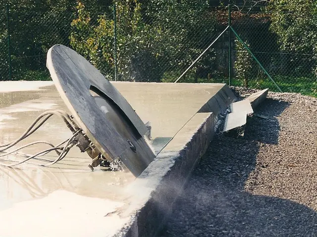 Cięcie piłą szynową 2